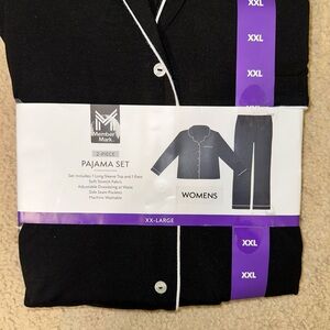 Member's Mark Black Pajama Set XXL